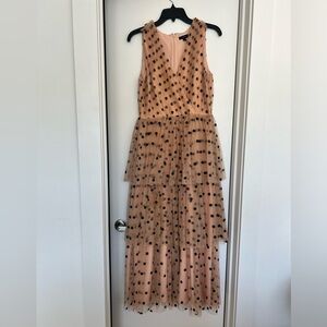 J. Crew Tiered Halter Dress - Dot Tulle Size 4